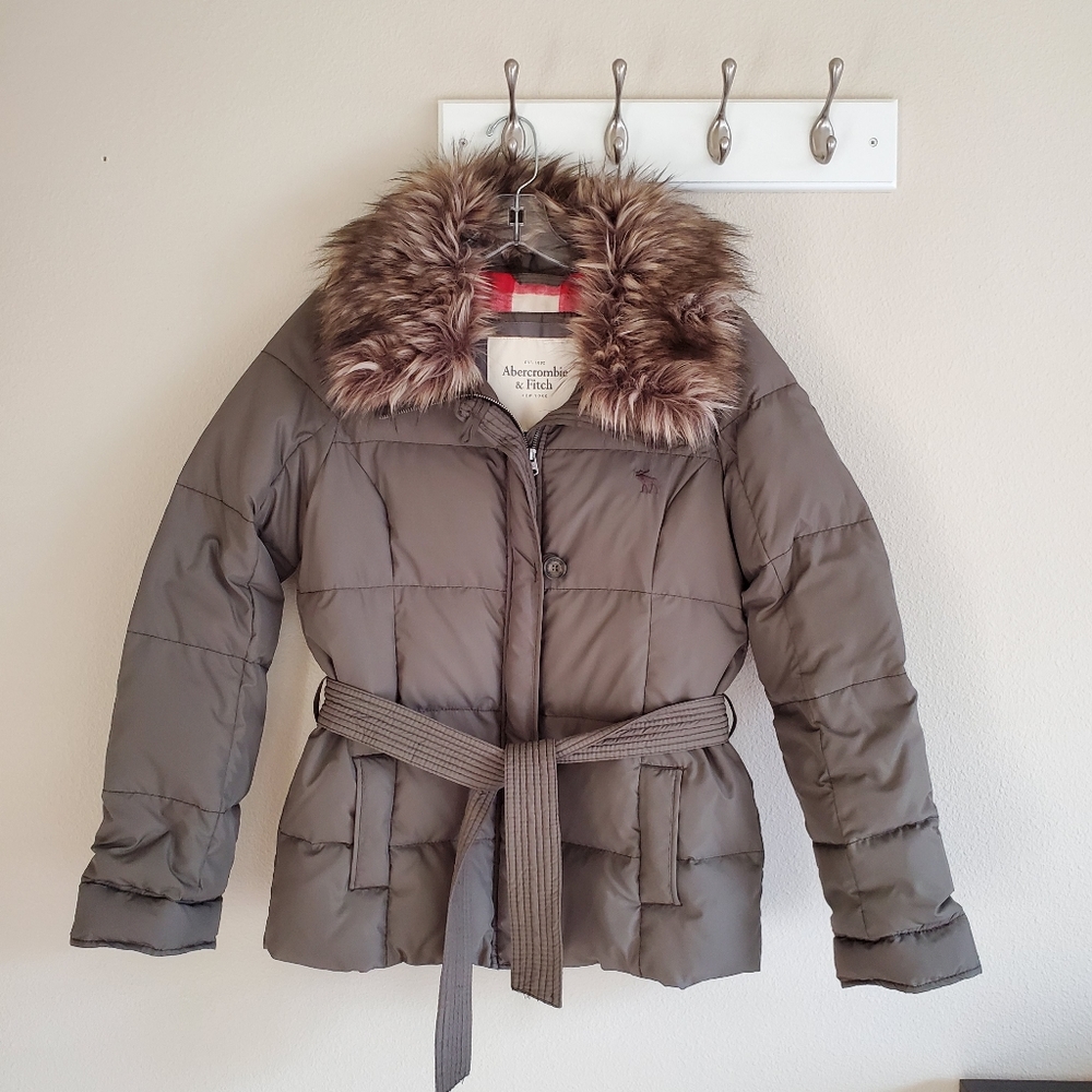 Abercrombie & fitch down coat jacket size M
